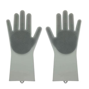 Magic Silicone Kitchen Gloves Dish Washing Gloves(1 Pair)