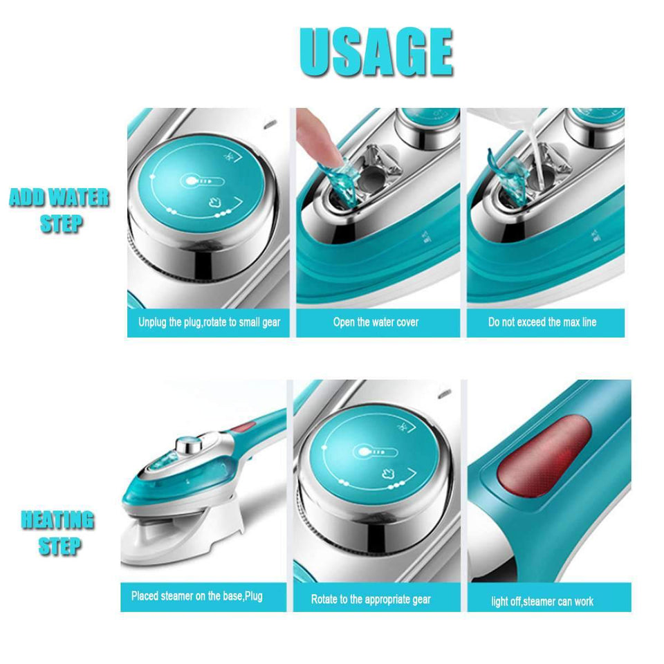 Portable Mini Electric Irons Steamers