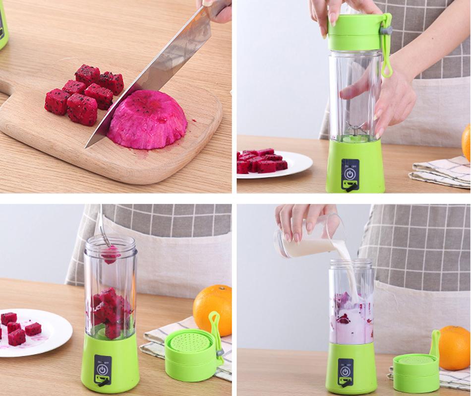 Mini Portable Electric Fruit Juicer