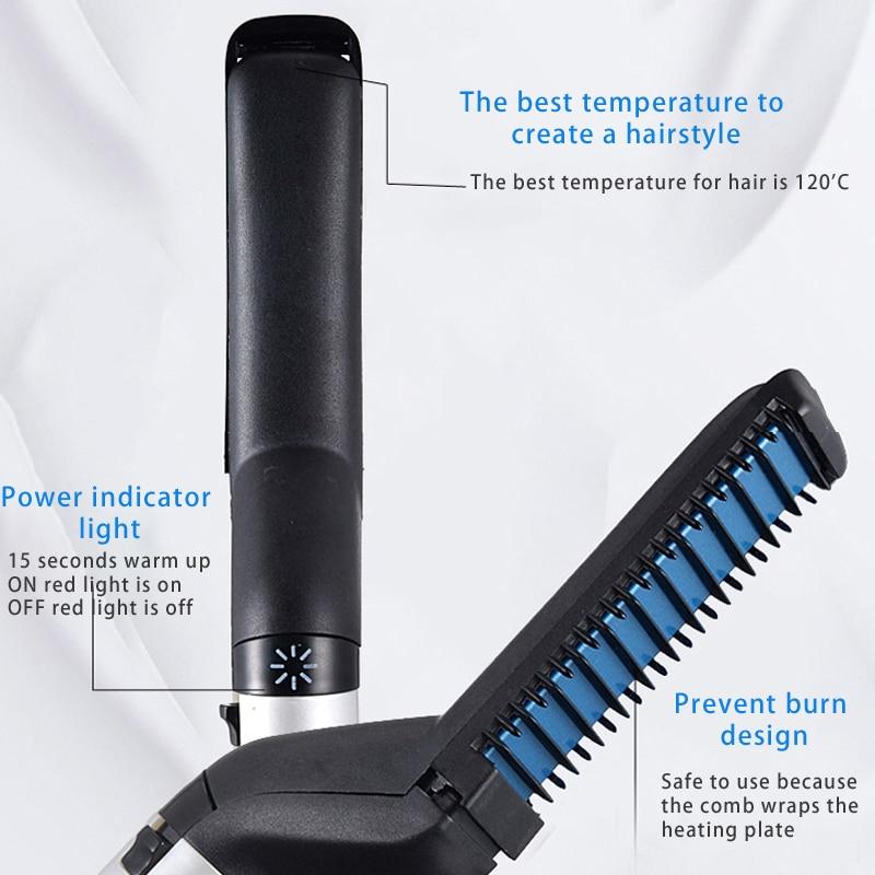 BEARD & HAIR STRAIGHTENER FOR MEN