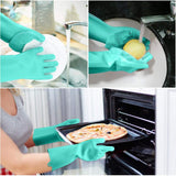 Magic Silicone Kitchen Gloves Dish Washing Gloves(1 Pair)